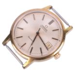 An Omega gold plated gentleman's automatic wristwatch