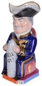 A Wilkinson Sir Francis Carruthers Gould 'David Lloyd George' Toby jug dated 1917