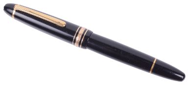 A Mont Blanc Meisterstuck fountain pen