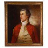 Attributed to Tilly Kettle (1735-1786) 'Portrait of Robert Becher' Lieutenant of East India Company