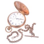 A 9ct Bravingtons Renown full hunter pocket watch,