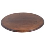 A 19th/20th century oak topped 'lazy susan'