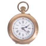 A 14k gold Nadir ladies open faced pocketwatch