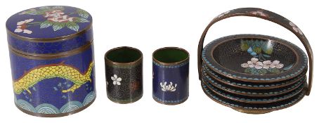 A collection of early twentieth century Chinese cloisonne