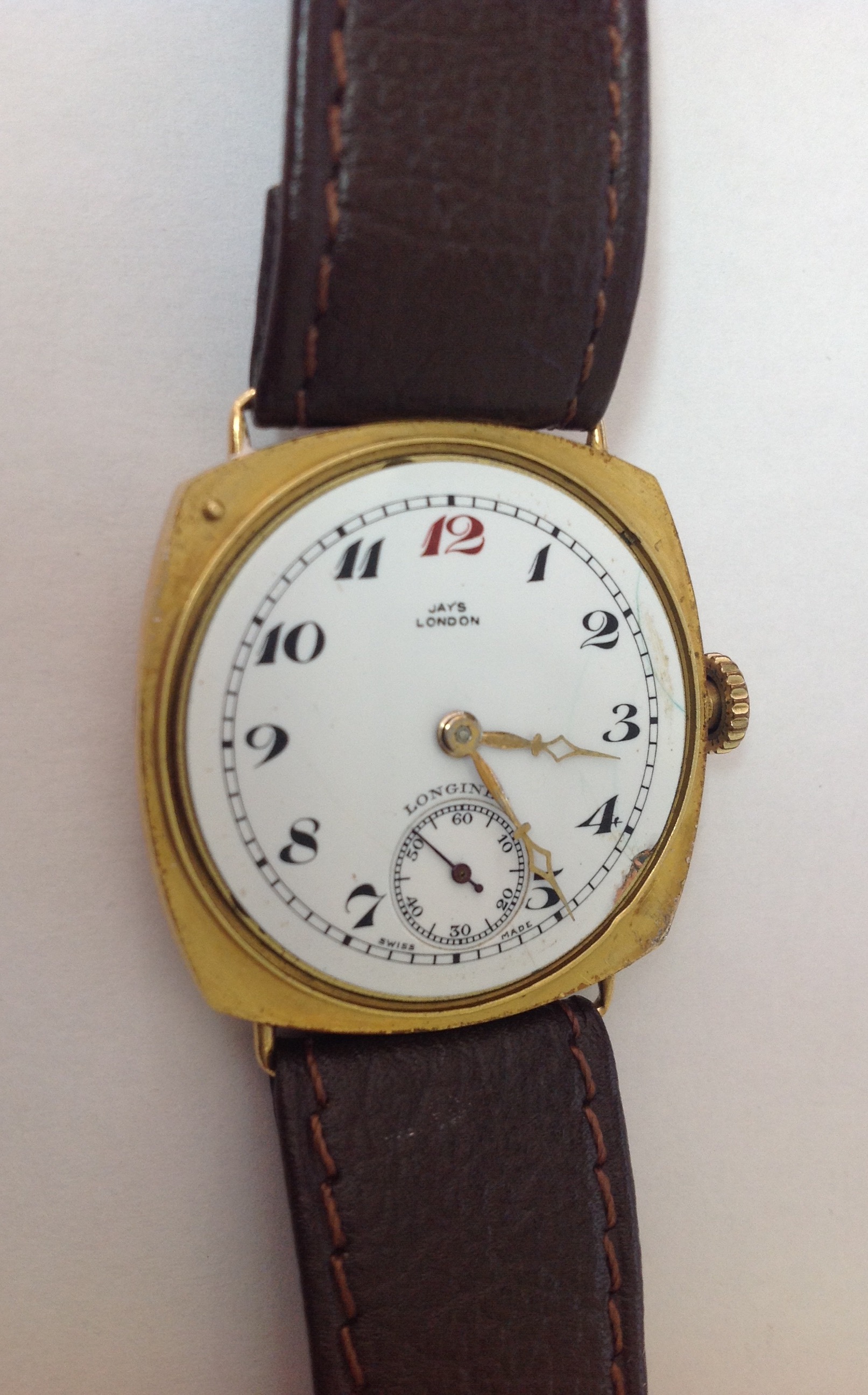 An 18ct gold Longines Jays London gentleman's wristwatch - Image 10 of 11