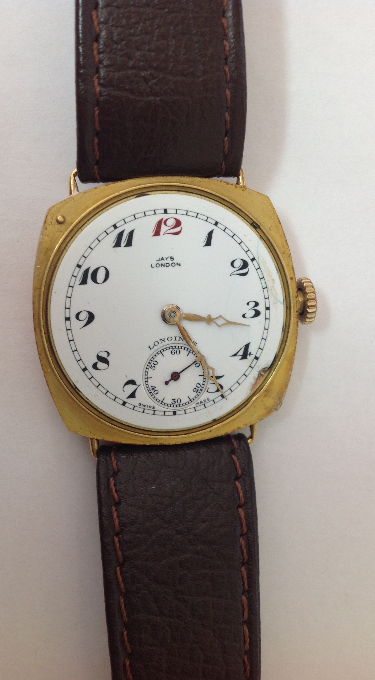 An 18ct gold Longines Jays London gentleman's wristwatch - Image 11 of 11