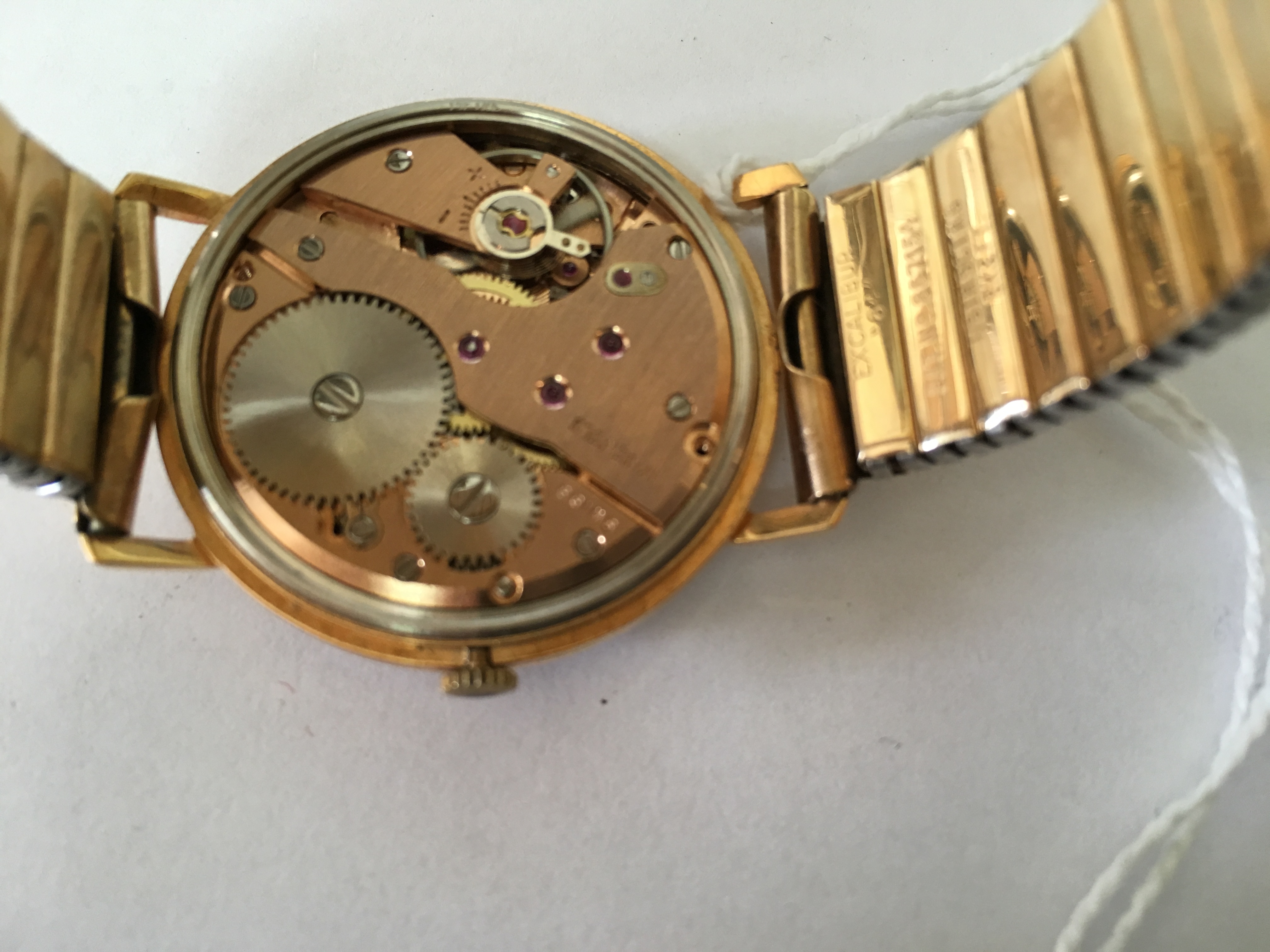 An 18k gold Pryngeps gentleman's wristwatch - Image 2 of 2