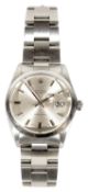 A stainless steel Rolex Oysterdate gentleman's wristwatch