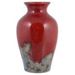 A Bernard Moore flambe vase