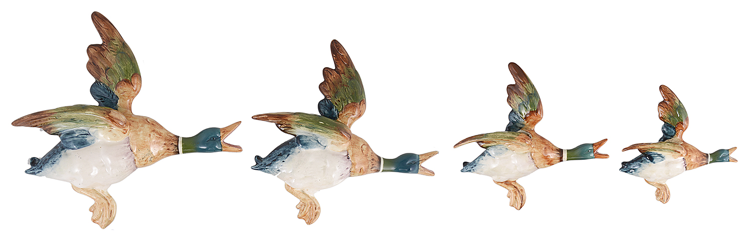 A set of Beswick flying mallards