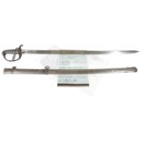 A Victorian Light Cavalry Officers Sword by Henry Wilkinson Pall Mall London