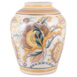 A Carter Stabler and Adams Poole pottery baluster vase, early 20th century