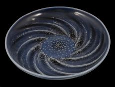 A Rene Lalique 'Poisson' No.2 plate,