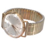 An 18k gold Pryngeps gentleman's wristwatch