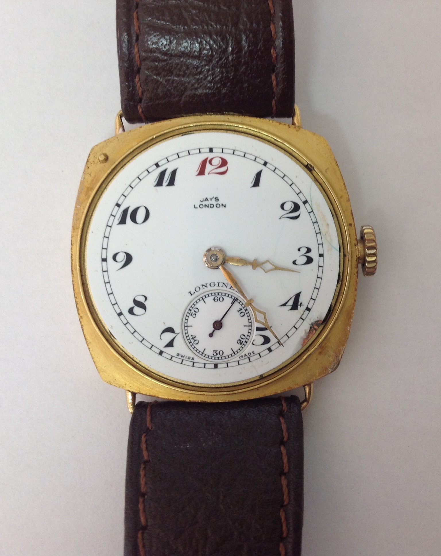 An 18ct gold Longines Jays London gentleman's wristwatch - Image 9 of 11