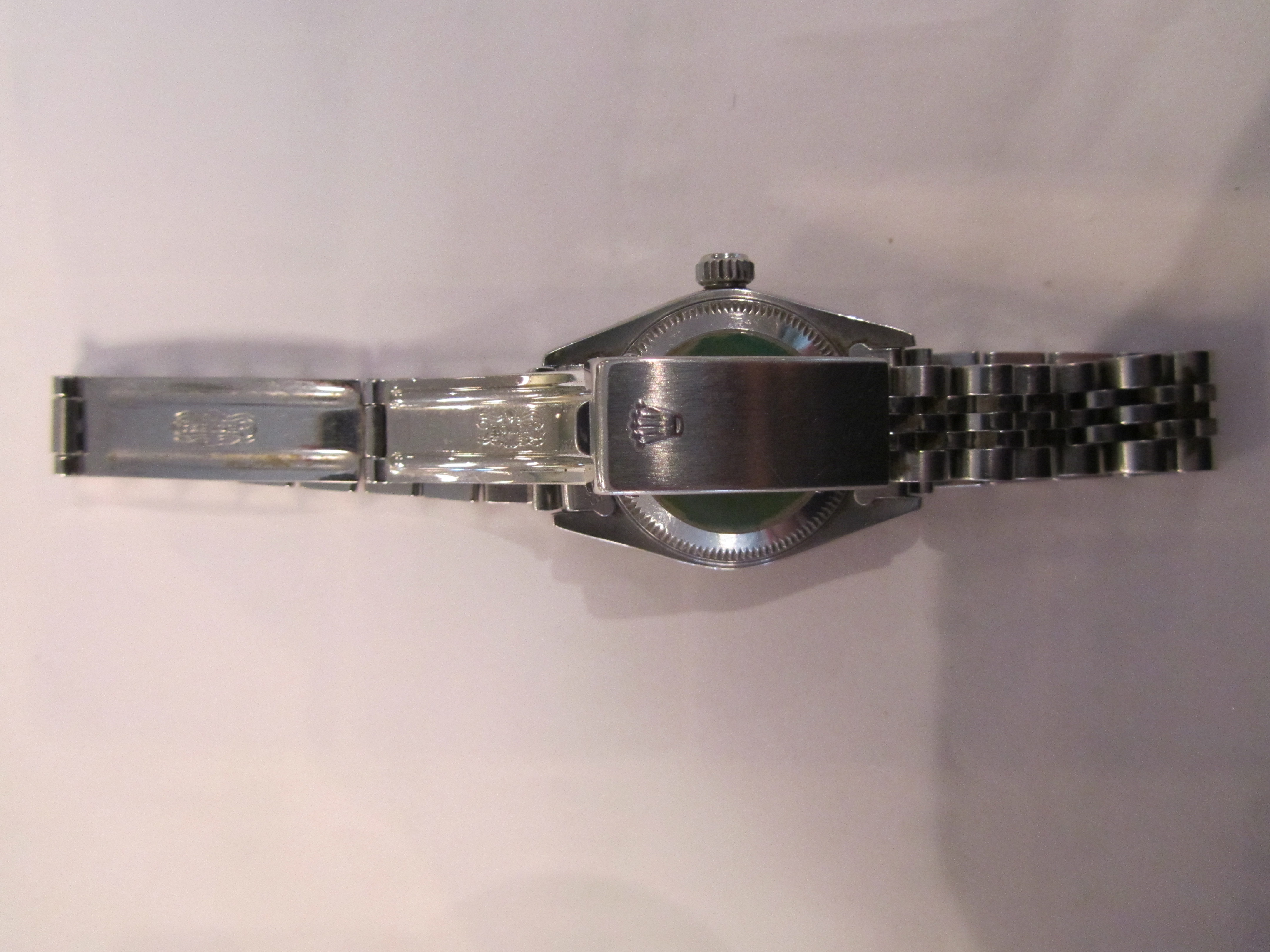 A Rolex Oyster Perpetual Datejust ladies stainless steel wristwatch - Image 7 of 7