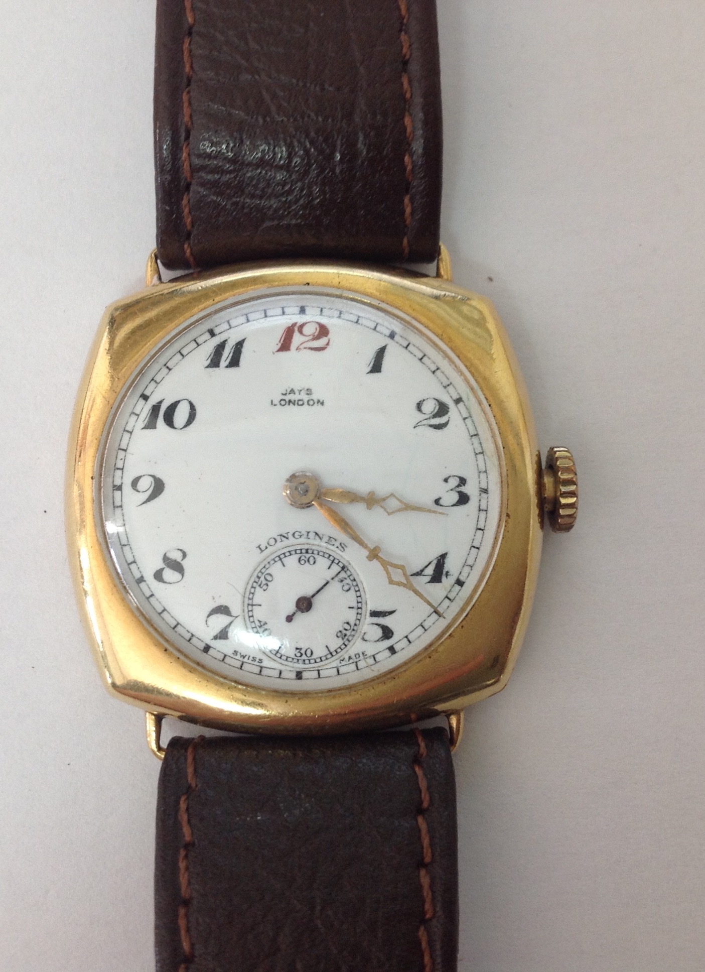 An 18ct gold Longines Jays London gentleman's wristwatch - Image 8 of 11