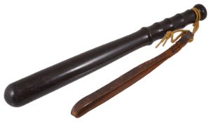 A Victorian City Police mahogany truncheon