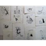 Smilby, Francis Wilford-Smith an extensive collection of pen and ink drawings for Housewife Magazine