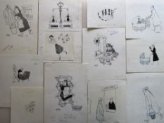 Smilby, Francis Wilford-Smith an extensive collection of pen and ink drawings for Housewife Magazine