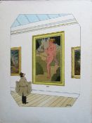 Smilby, Francis Wilford-Smith 'Flasher in an Art Gallery by nude female painting'