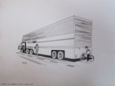 Smilby, Francis Wilford-Smith 'Boy on bike runs into back of vast truck, drivers walks back'