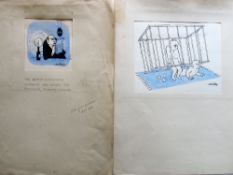 Smilby, Francis Wilford-Smith ten original cartoon artworks Punch magazine