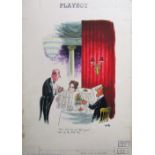 Smilby, Francis Wilford-Smith ten cartoon artworks for Playboy