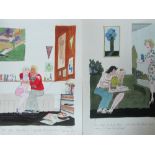 Smilby, Francis Wilford-Smith forty coloured 'Dating' themed original artists rough artists sketches