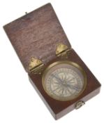 An 18th c. pocket compass