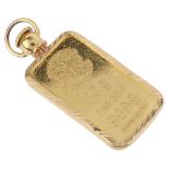 A Rothschild & Sons 10 gram fine gold ingot