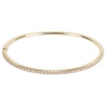 A Tiffany & Co. 18ct gold and diamond 'Metro' bangle