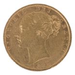 A Queen Victoria 1862 gold full sovereign