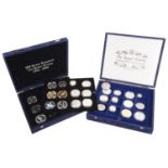 The Royal Family Commemorative Coinage 1952 - 2011 (2 boxes)