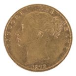 A Queen Victoria 1873 gold full sovereign, Sydney Mint