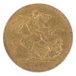 A Queen Victoria 1887 gold full sovereign