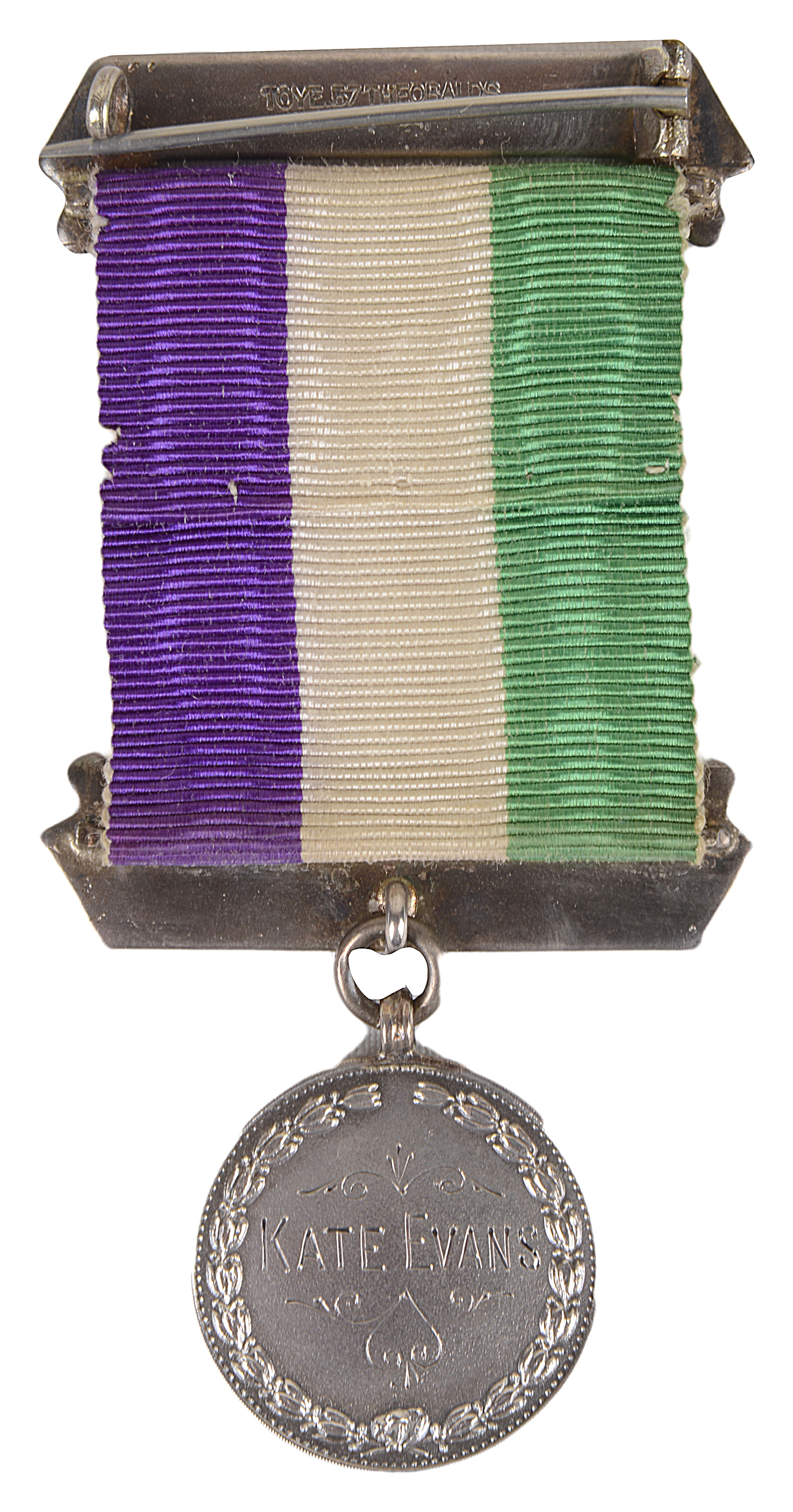 A rare silver suffragette Hunger Strike medal & archive re Kate Evans - Image 3 of 34