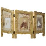 The three section picture frame, early 20th c.