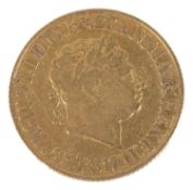 A George III 1817 gold full sovereign