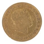 A George III 1817 gold full sovereign