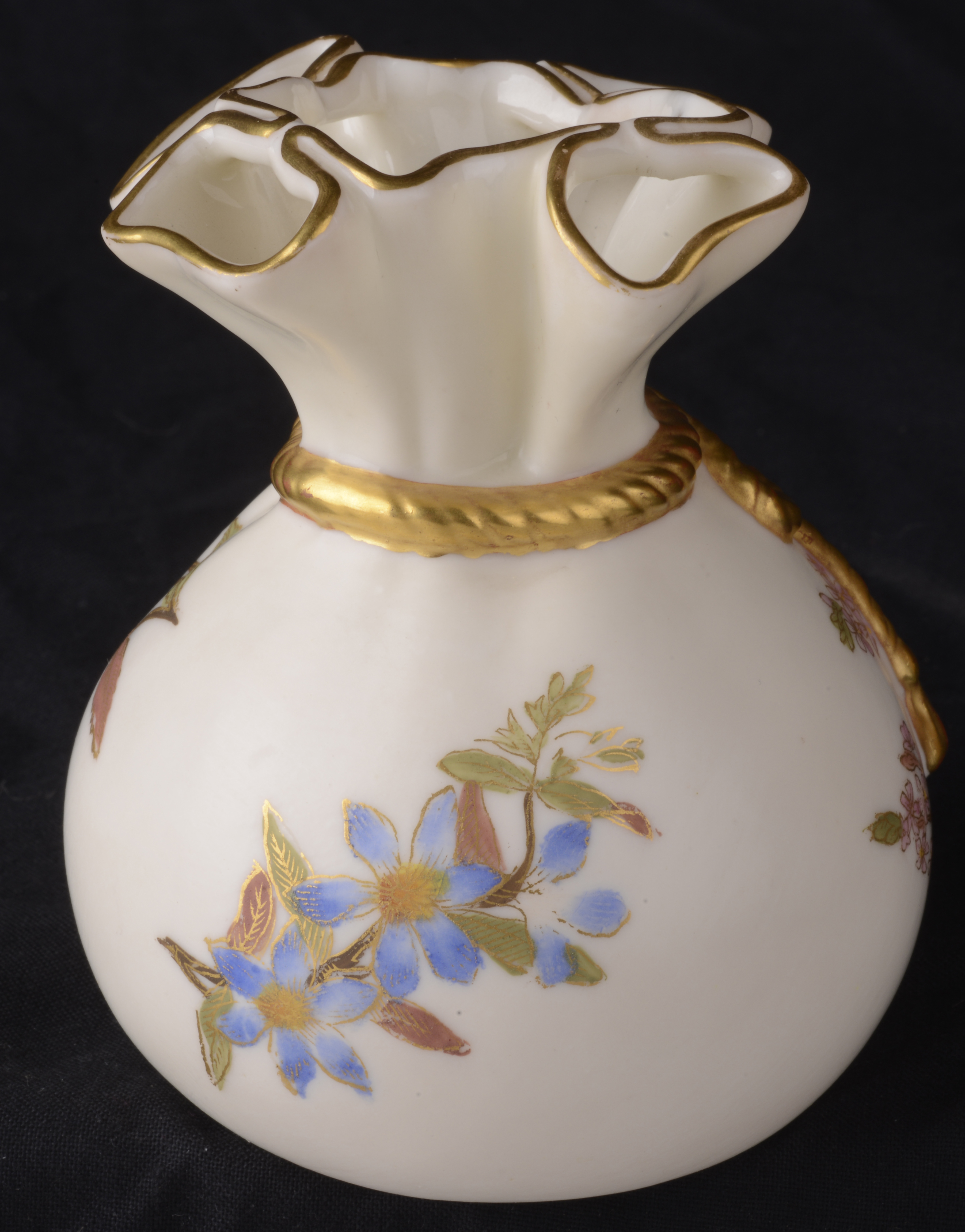 A Royal Worcester blush ivory spill vase - Image 2 of 4