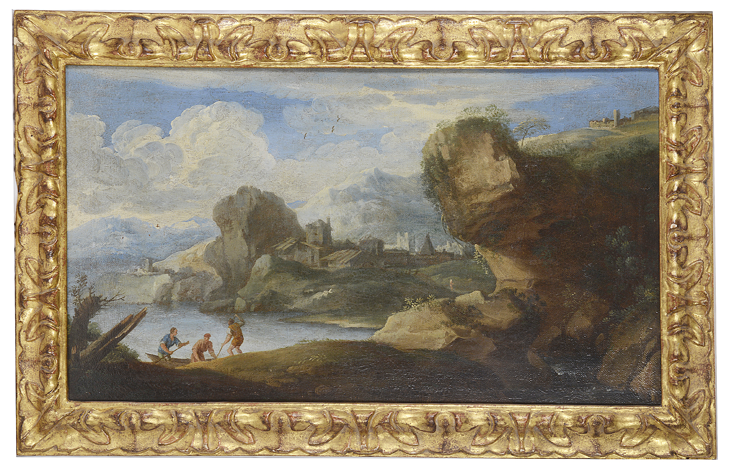 Carlo Antonio Tavella (Italian,1668-1738) Two oils on canvas; other(5)