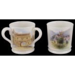 A Royal Worcester miniature porcelain mug (2)