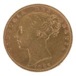 A Queen Victoria 1855 gold full sovereign