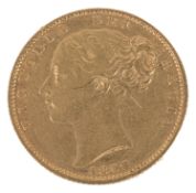 A Queen Victoria 1852 gold full sovereign