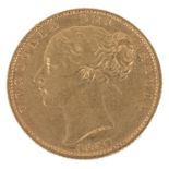 A Queen Victoria 1852 gold full sovereign