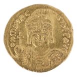 A Byzantine gold solidus of Justin II (565 - 578)