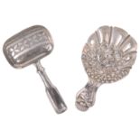 George IV silver caddy spoons by Joseph Willmore and Joseph Taylor(2)
