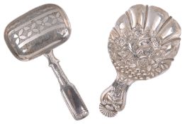 George IV silver caddy spoons by Joseph Willmore and Joseph Taylor(2)