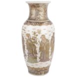 A large early 20th c. Japanese Satsuma vase